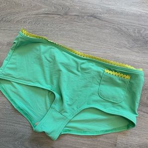 Vintage looking boy short swim bottoms